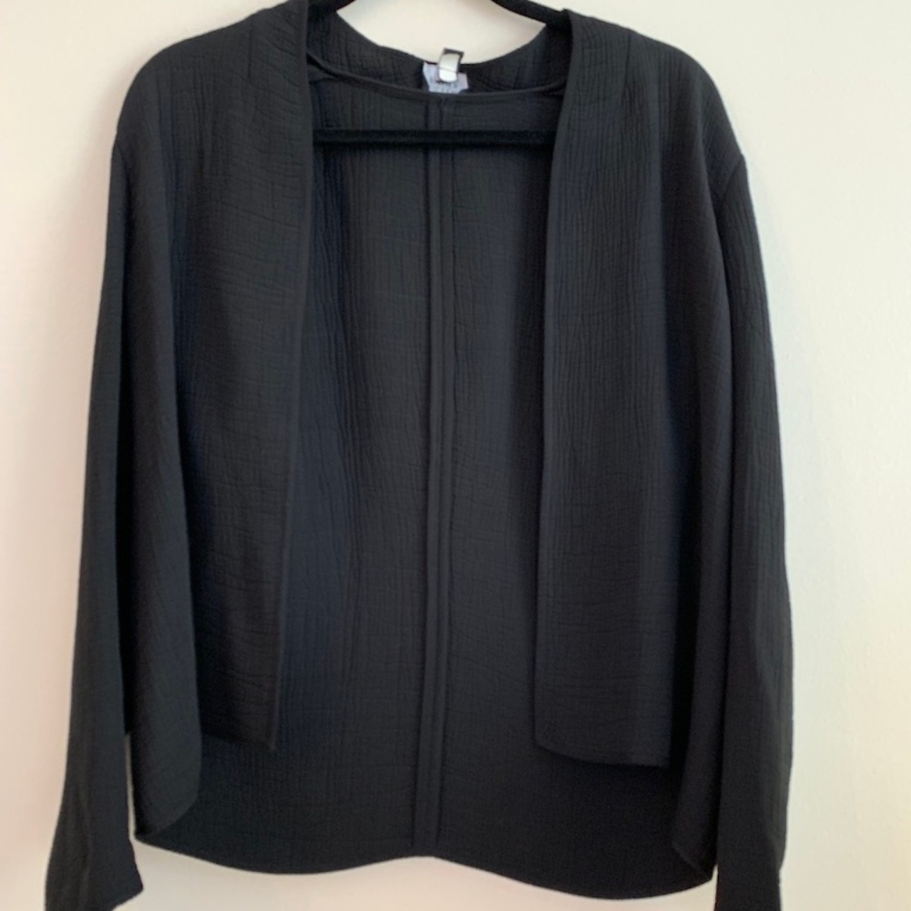eileen fisher silk/rayon blend jacket